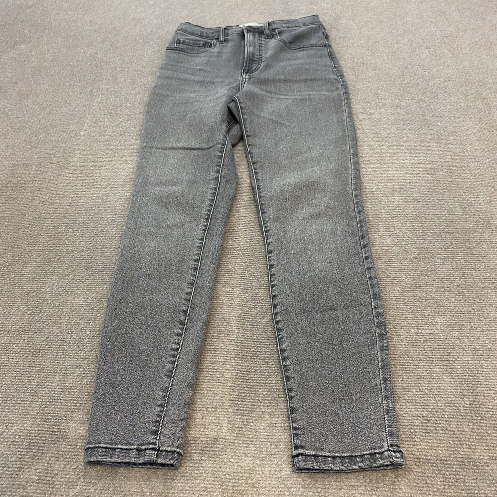 Everlane High Rise Ankle Jeans Women's Size 26‎ Black Stretch Denim 27" Inseam